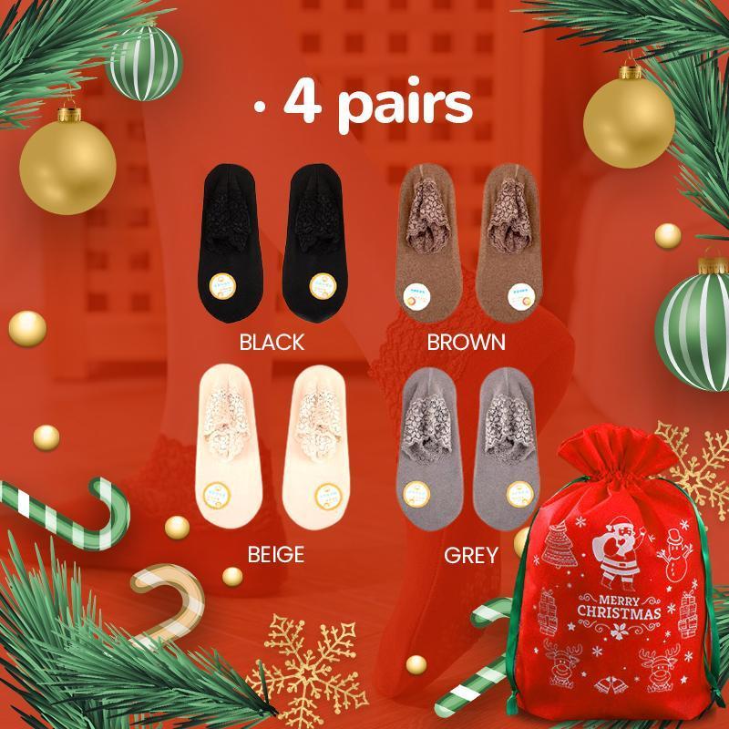 (Christmas Sale) New Fashion Lace Warmer Socks