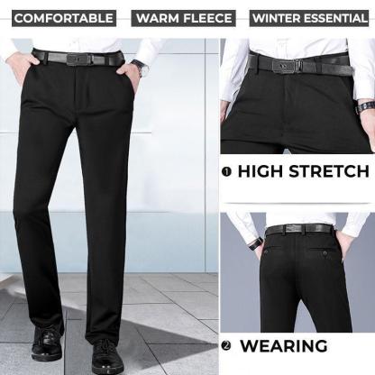 High Stretch Men\'s Winter Fleece Pants