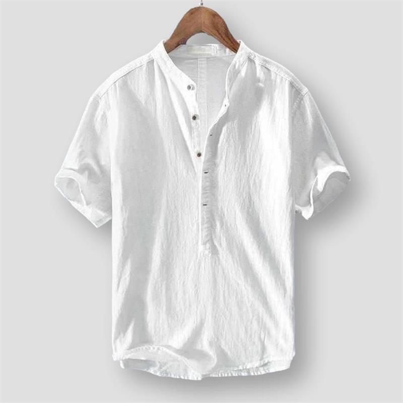 🔥Men's New Linen Casual Short Sleeve Shirt-BUY 2 FREE SHIPPING