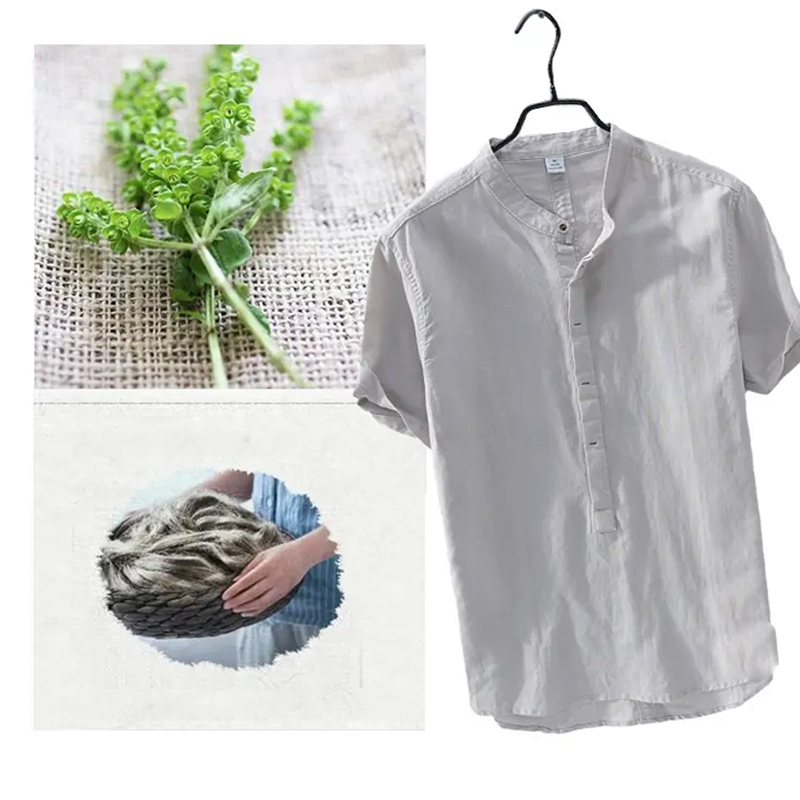 🔥Men's New Linen Casual Short Sleeve Shirt-BUY 2 FREE SHIPPING