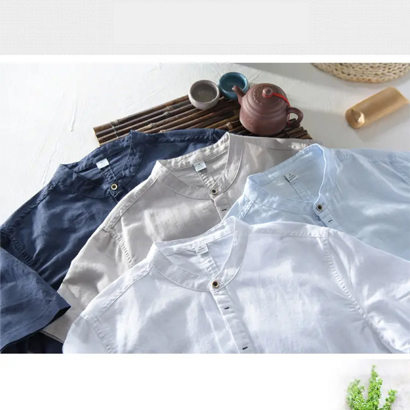 🔥Men's New Linen Casual Short Sleeve Shirt-BUY 2 FREE SHIPPING