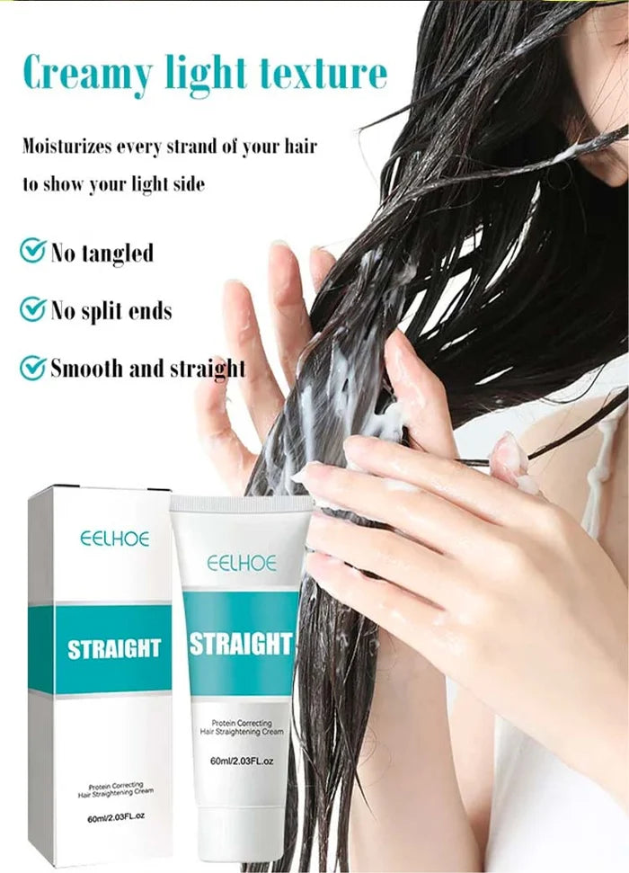 2023 SALE 49% OFF- Silk & Gloss Hair Straightening Cream