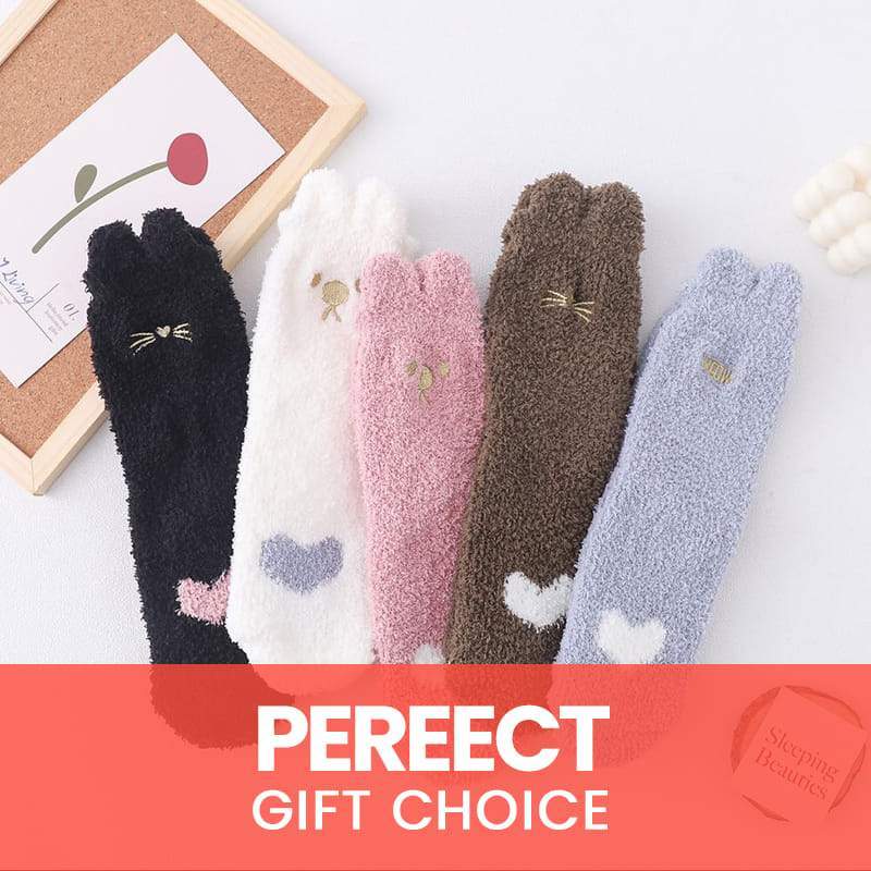 Lovely Plush Sock Thickening Floor Socks