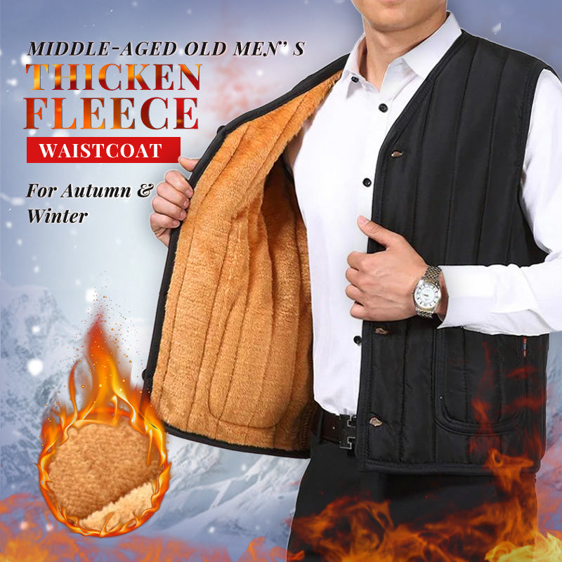 Men's Thicken Fleece Waistcoat