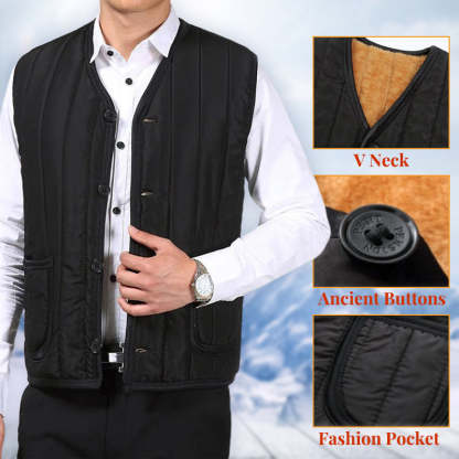 Men's Thicken Fleece Waistcoat