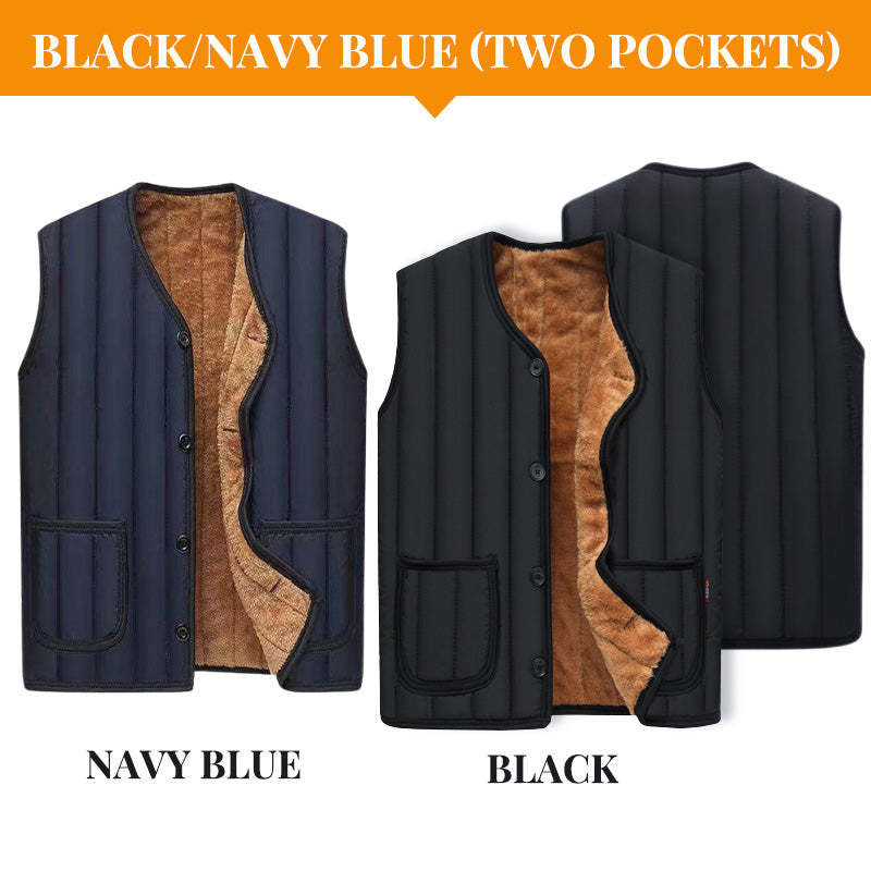 Men's Thicken Fleece Waistcoat