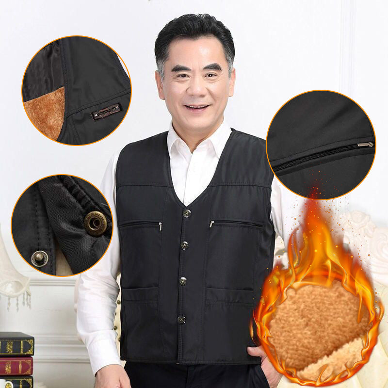 Men's Thicken Fleece Waistcoat