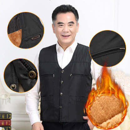Men's Thicken Fleece Waistcoat
