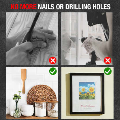 Pousbo® 56PCS Traceless Nano Double-Sided Adhesive Tape