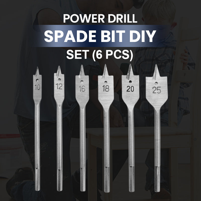 Pousbo® Power Drill Spade Bit DIY Set (6 PCS)