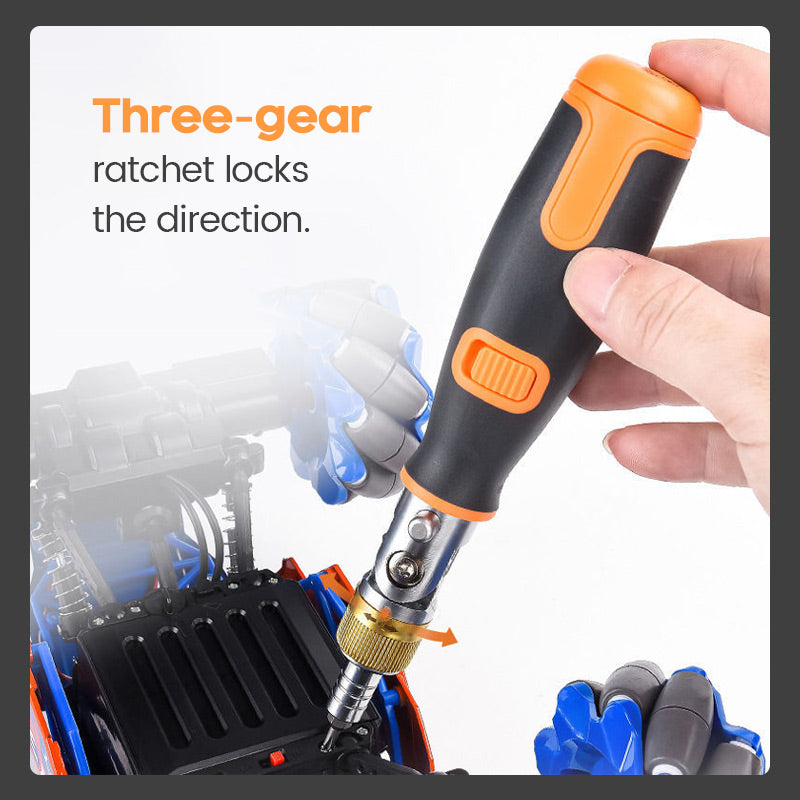 Pousbo® Multifunctional Ratchet Screwdriver 10 In 1