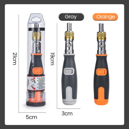 Pousbo® Multifunctional Ratchet Screwdriver 10 In 1