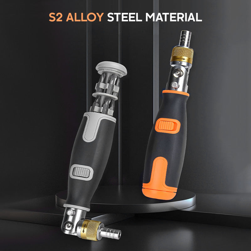 Pousbo® Multifunctional Ratchet Screwdriver 10 In 1