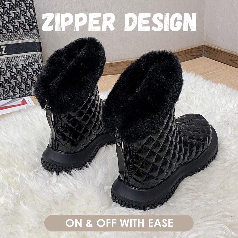 Winter Thick-Soled Plush Warm Snow Boots