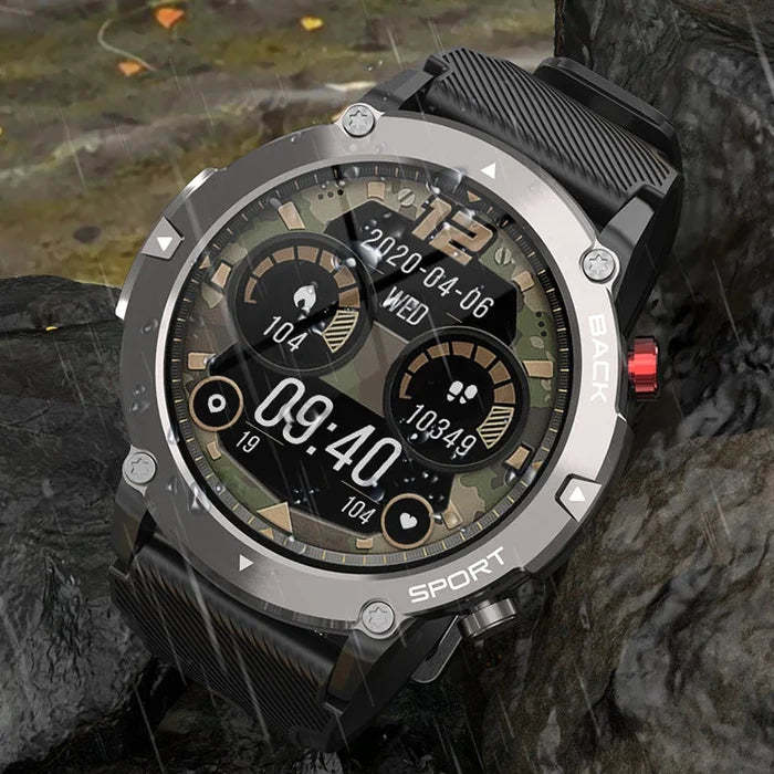 HD LCD Bluetooth Tactical Smart Watch