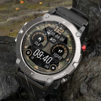 HD LCD Bluetooth Tactical Smart Watch