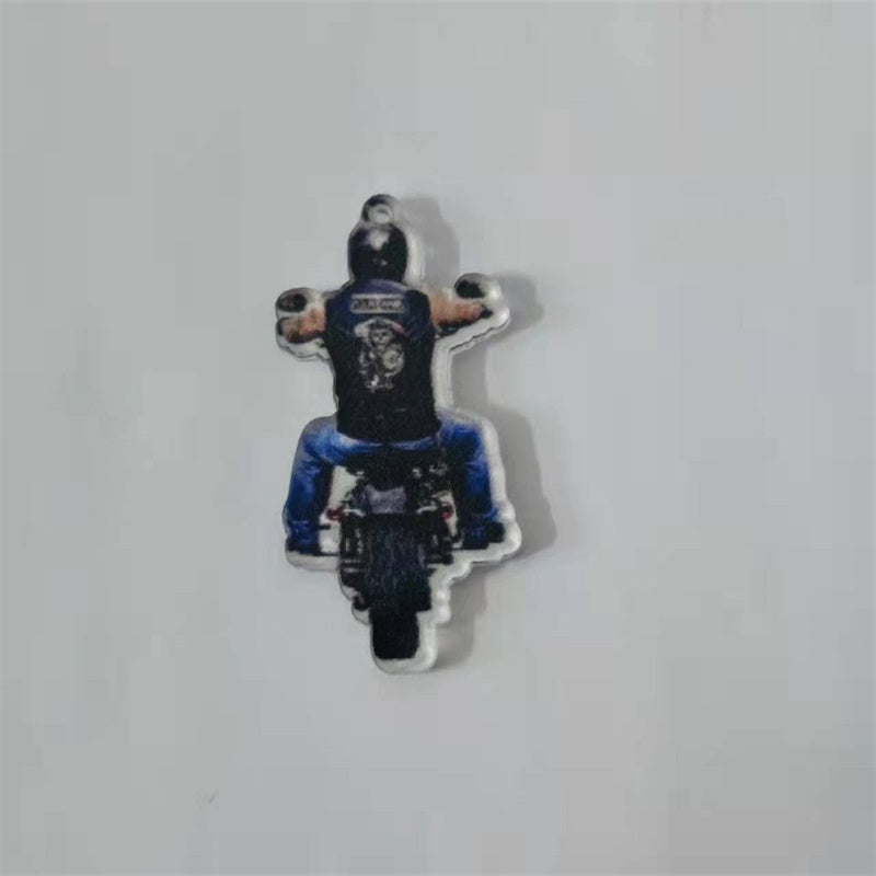 Motorcycle Acrylic Keychain