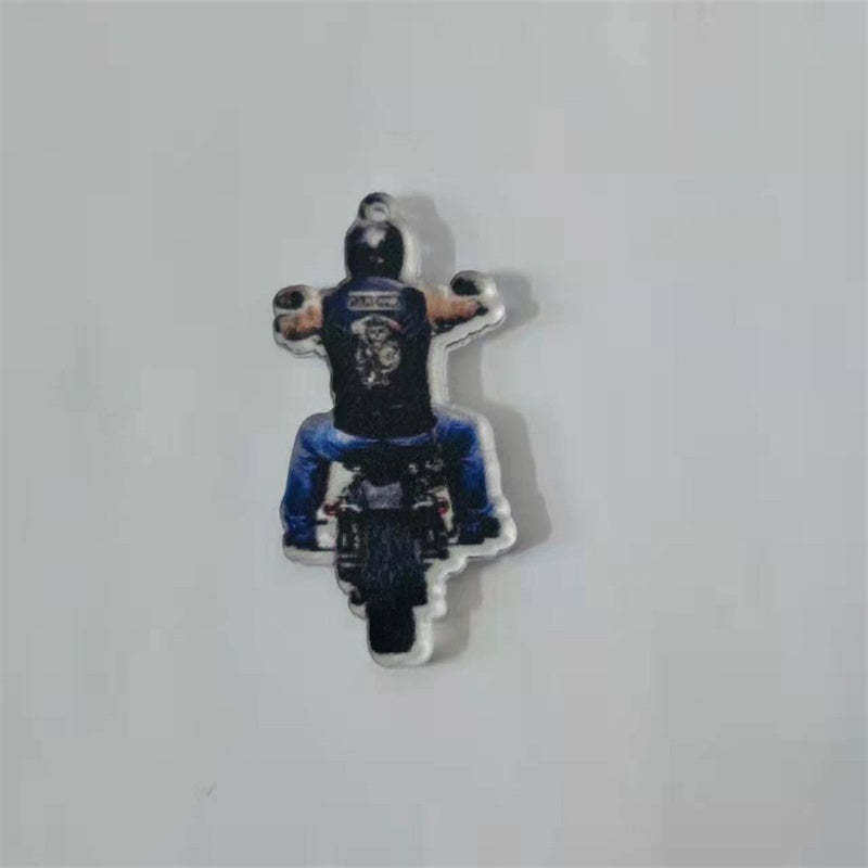 Motorcycle Acrylic Keychain