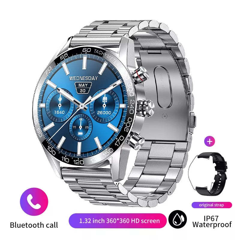 NEW SMART WATCH CUSTOM WATCH FACE SPORTS WATERPROOF BLUETOOTH CALL SMARTWATCH ECG+PPG