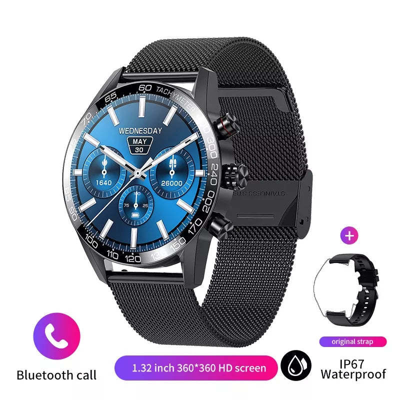 NEW SMART WATCH CUSTOM WATCH FACE SPORTS WATERPROOF BLUETOOTH CALL SMARTWATCH ECG+PPG