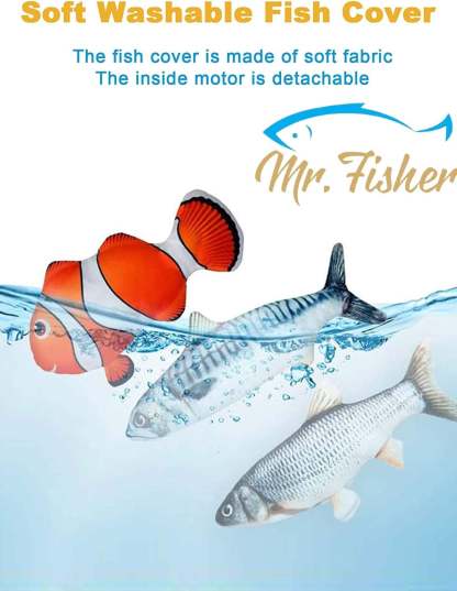 Flopping Electric Fish Toy for Cats