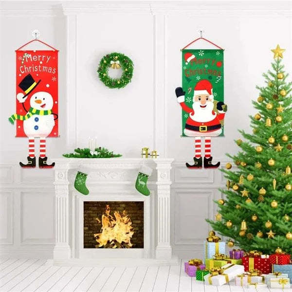 Merry Christmas Window Sign Banners