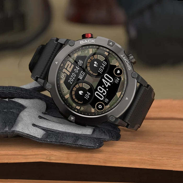 HD LCD Bluetooth Tactical Smart Watch