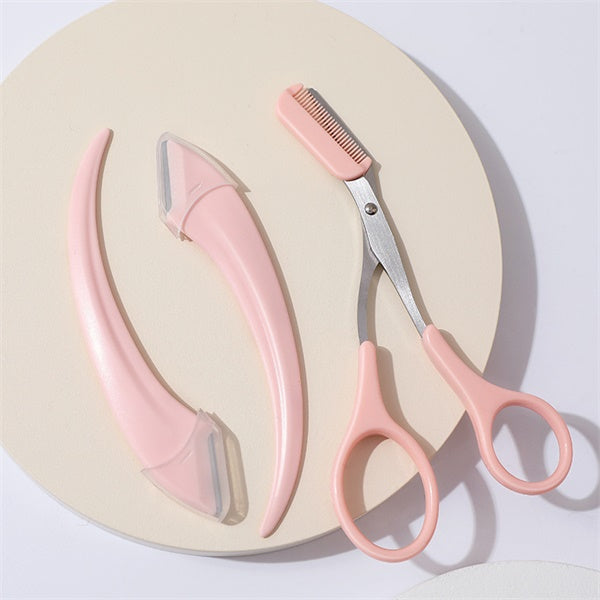 Pousbo® Eyebrow Scissors With Comb