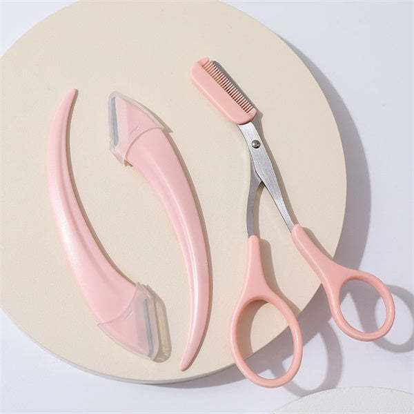 Pousbo® Eyebrow Scissors With Comb