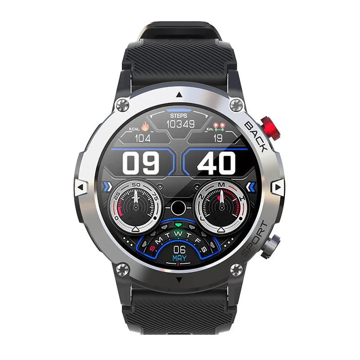 HD LCD Bluetooth Tactical Smart Watch