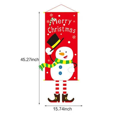 Merry Christmas Window Sign Banners