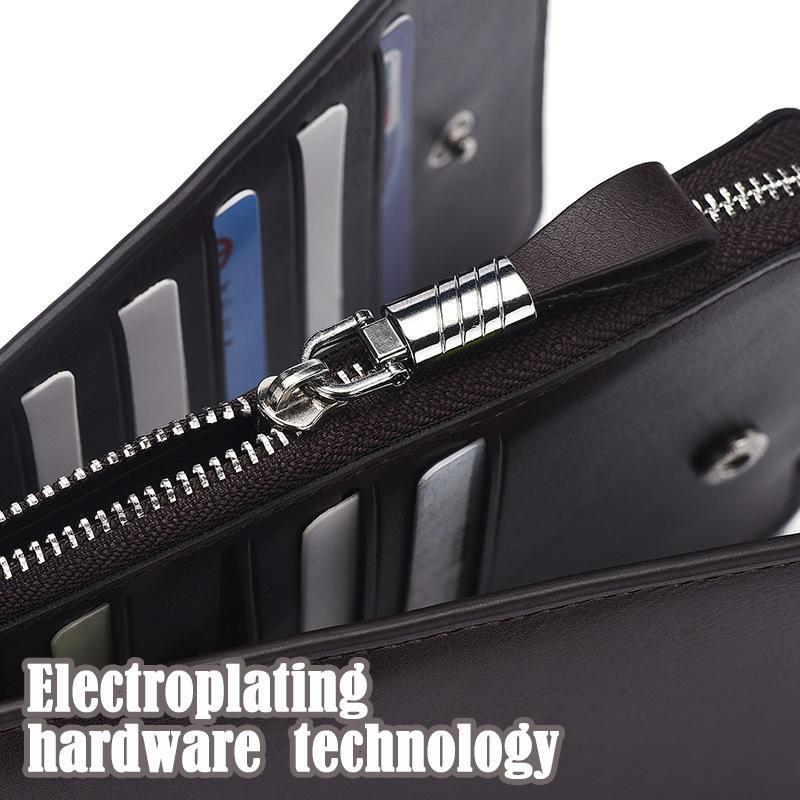 Double Zipper Multifunction Card Holder