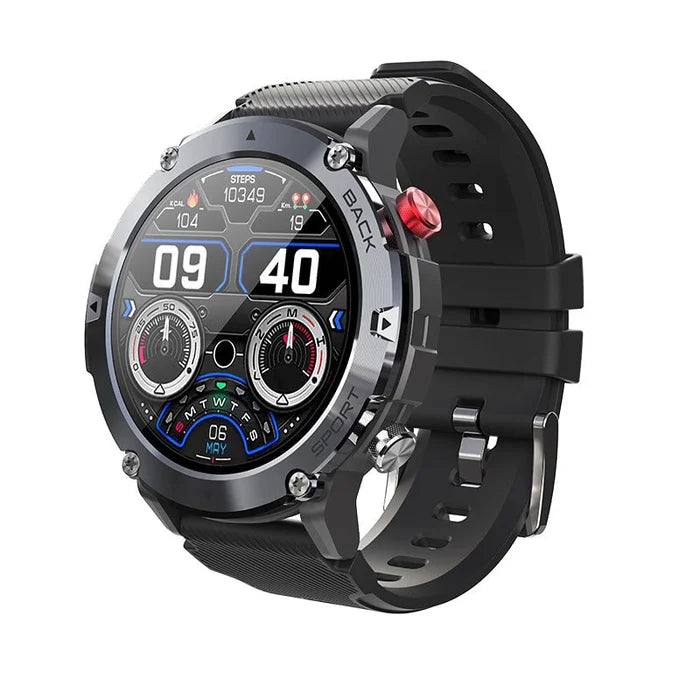 HD LCD Bluetooth Tactical Smart Watch