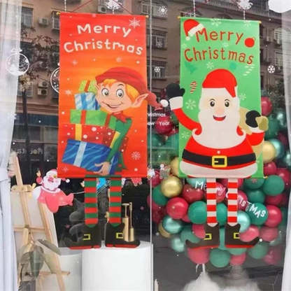 Merry Christmas Window Sign Banners