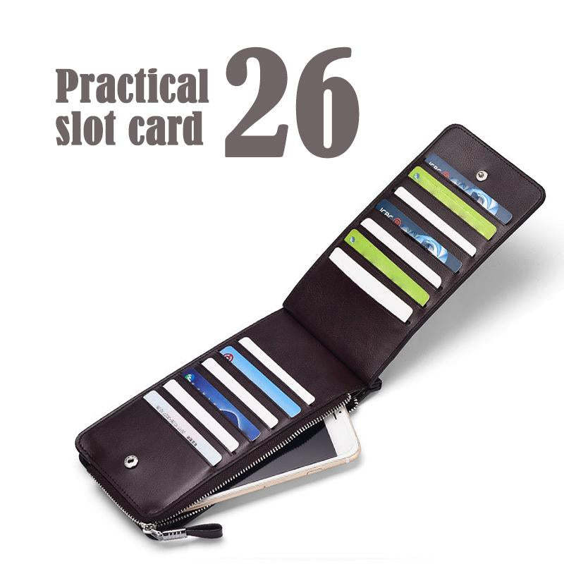 Double Zipper Multifunction Card Holder
