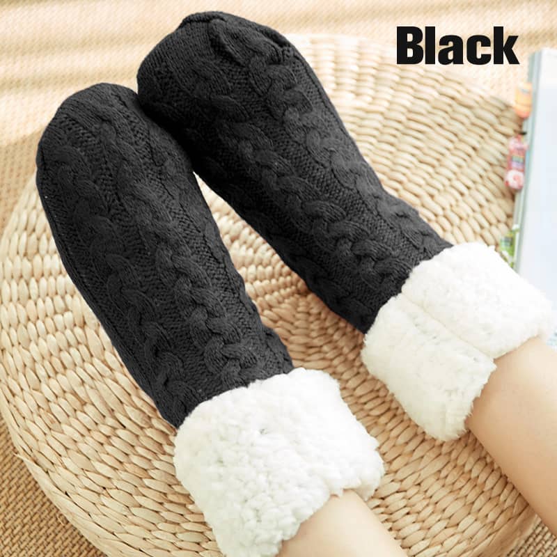 Autumn-winter Plus Velvet Warm Non-slip Socks