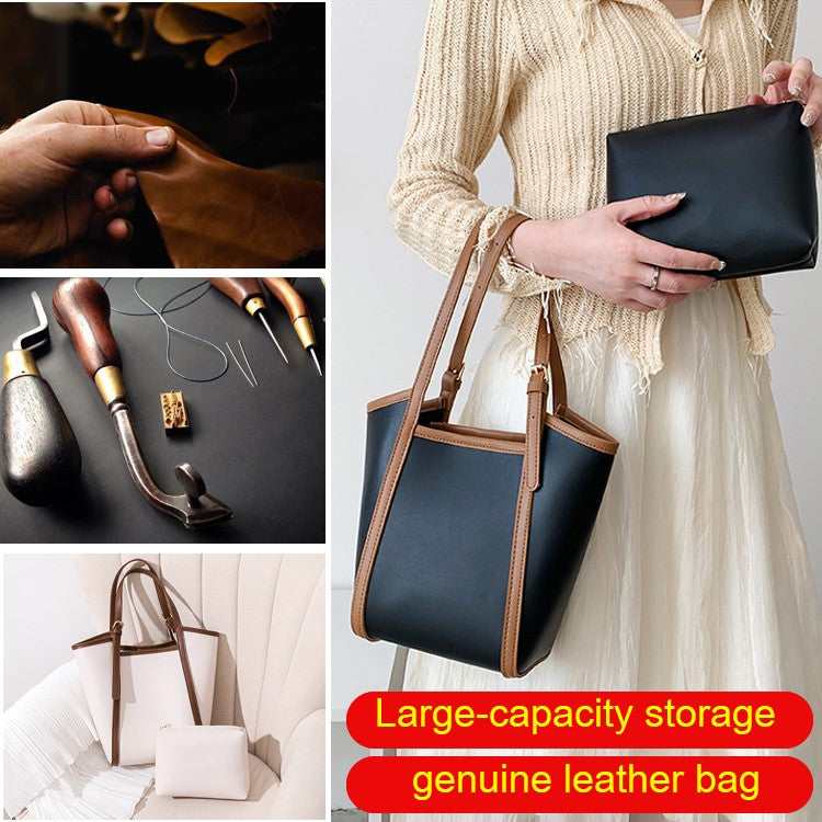 Large-Capacity Storage Genuine Leather Bag