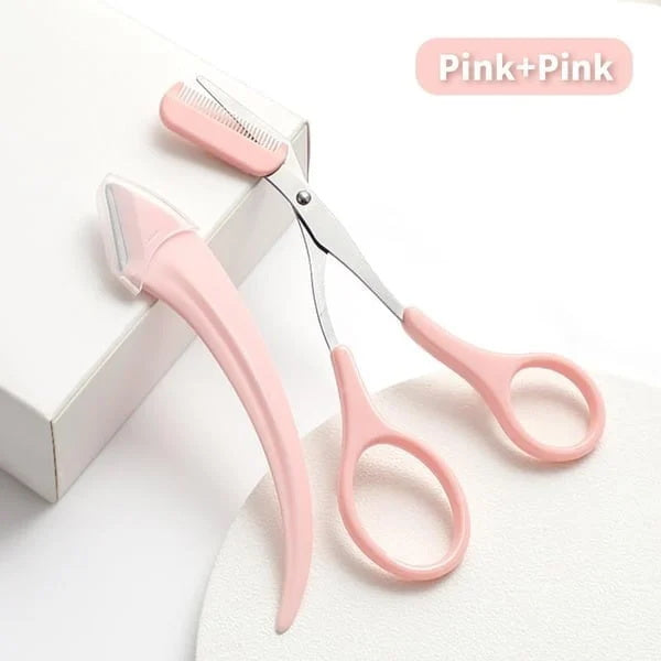 Pousbo® Eyebrow Scissors With Comb