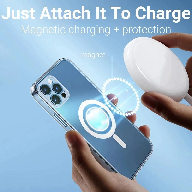 For Magsafe Magnetic Wireless Charging Case For iPhone 12 11 13 Pro MA