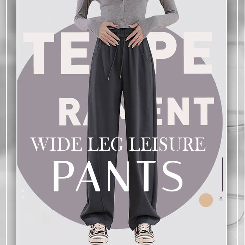 Pantalon de loisir à jambes larges pour femmes