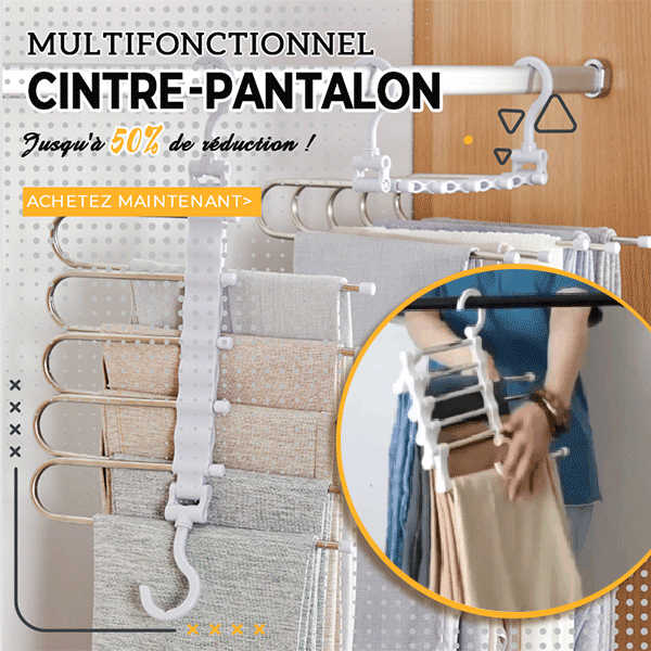 Cintre-Pantalon Multifonctionnel