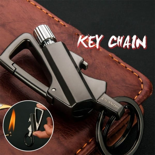 Permanent Match Infinity Lighter Wind-water Proof , Keychain and bottle opener
