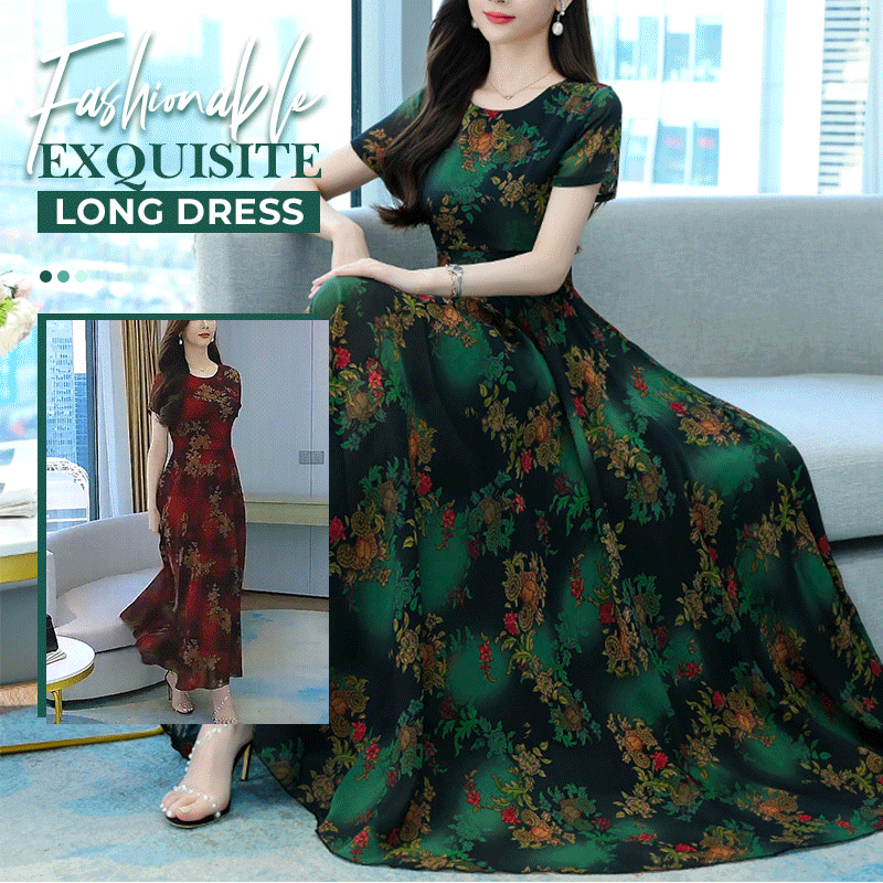 🔥$39.99 two pieces-Fashionable Exquisite Long Dress（50% OFF）
