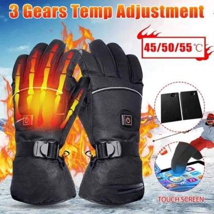Electric Battery Heating Gloves Adjustable Temperature