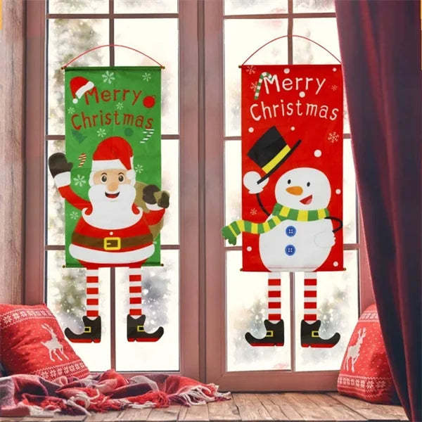 Merry Christmas Window Sign Banners