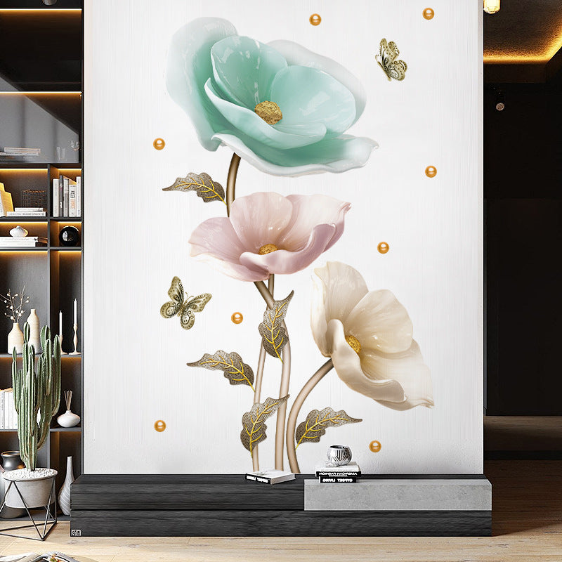 Flower Wall Sticker Wallpaper