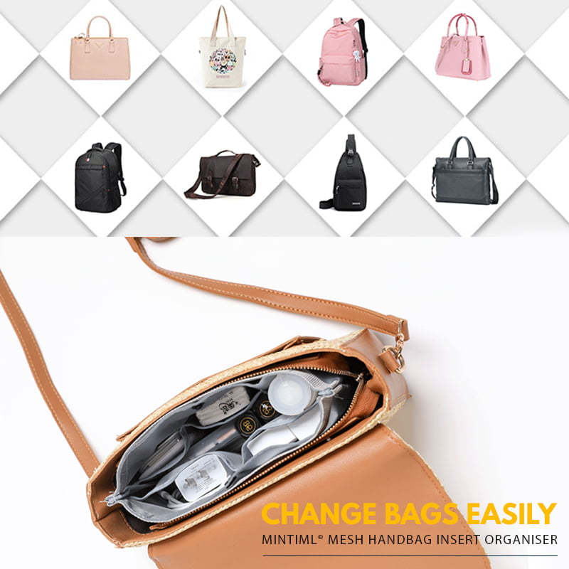 Mintiml® Mesh Handbag Insert Organiser