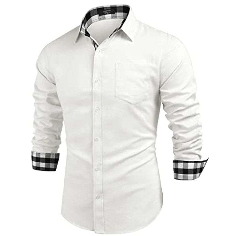 2022 Summer Gentleman Paneled Casual Buttons Pocket Blouse