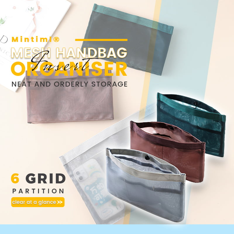 Mintiml® Mesh Handbag Insert Organiser