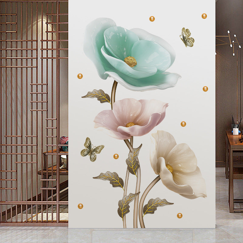 Flower Wall Sticker Wallpaper